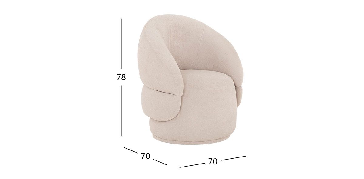 Sillón Ocasional Etiopia Beige
