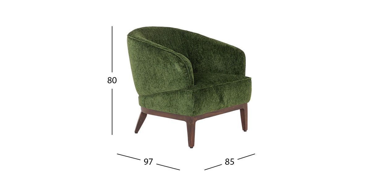 Sillón Ocasional Lyon Verde (Boal)