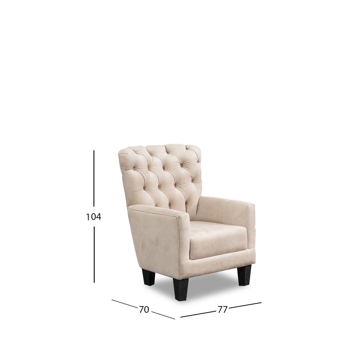 Sillón Ocasional Jeferson Beige