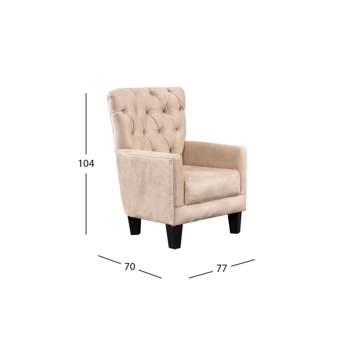 Sillón Ocasional Jeferson Beige