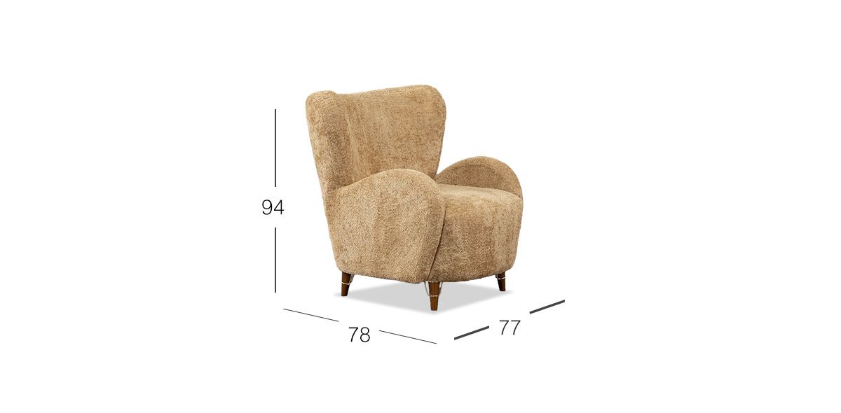 Sillón Ocasional Nicoletti Amarillo