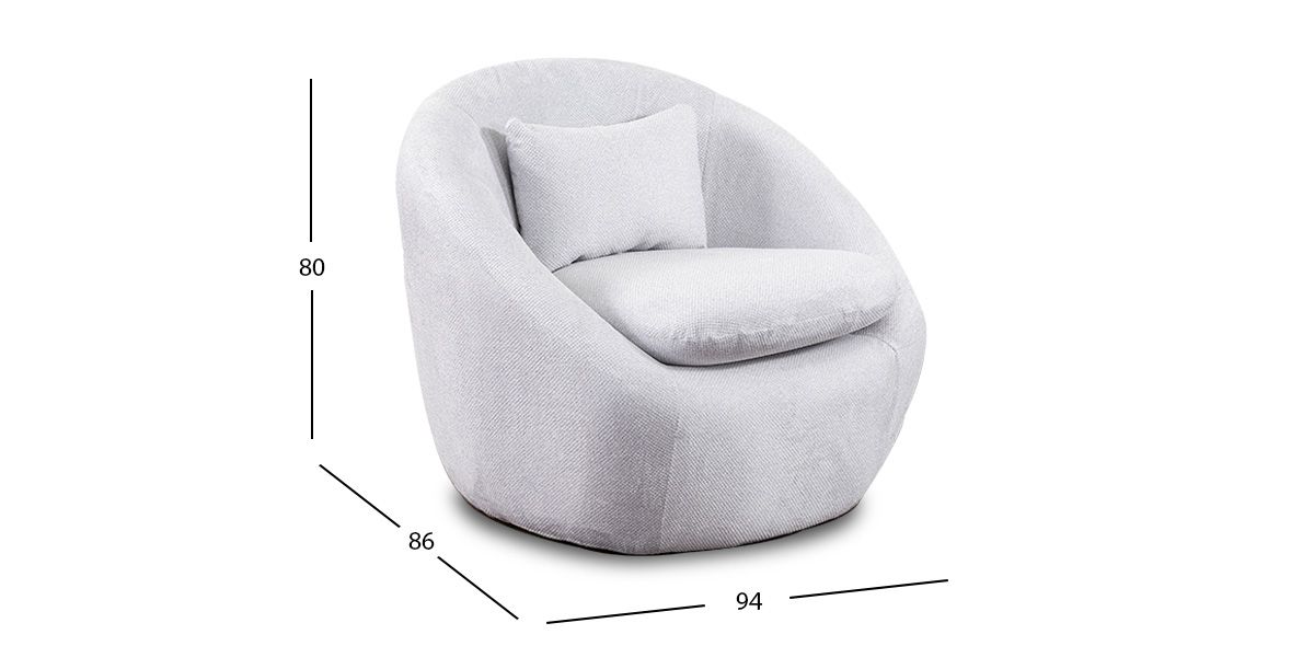 Sillón Brum Blanco