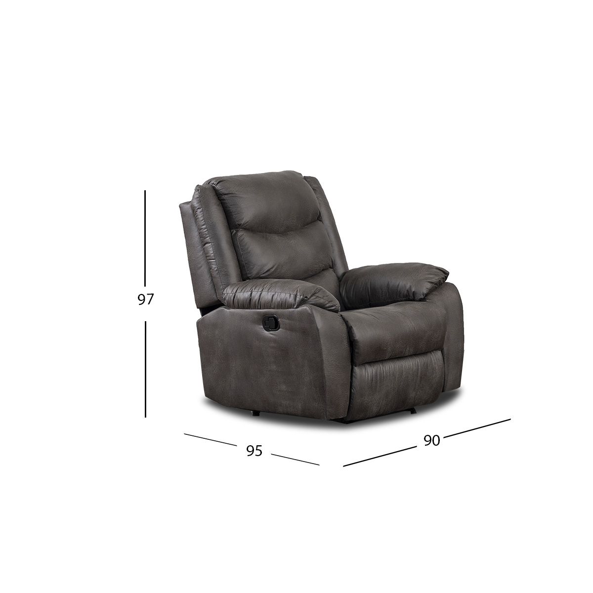 Sillón Reclinable Cosmos Capri Gris