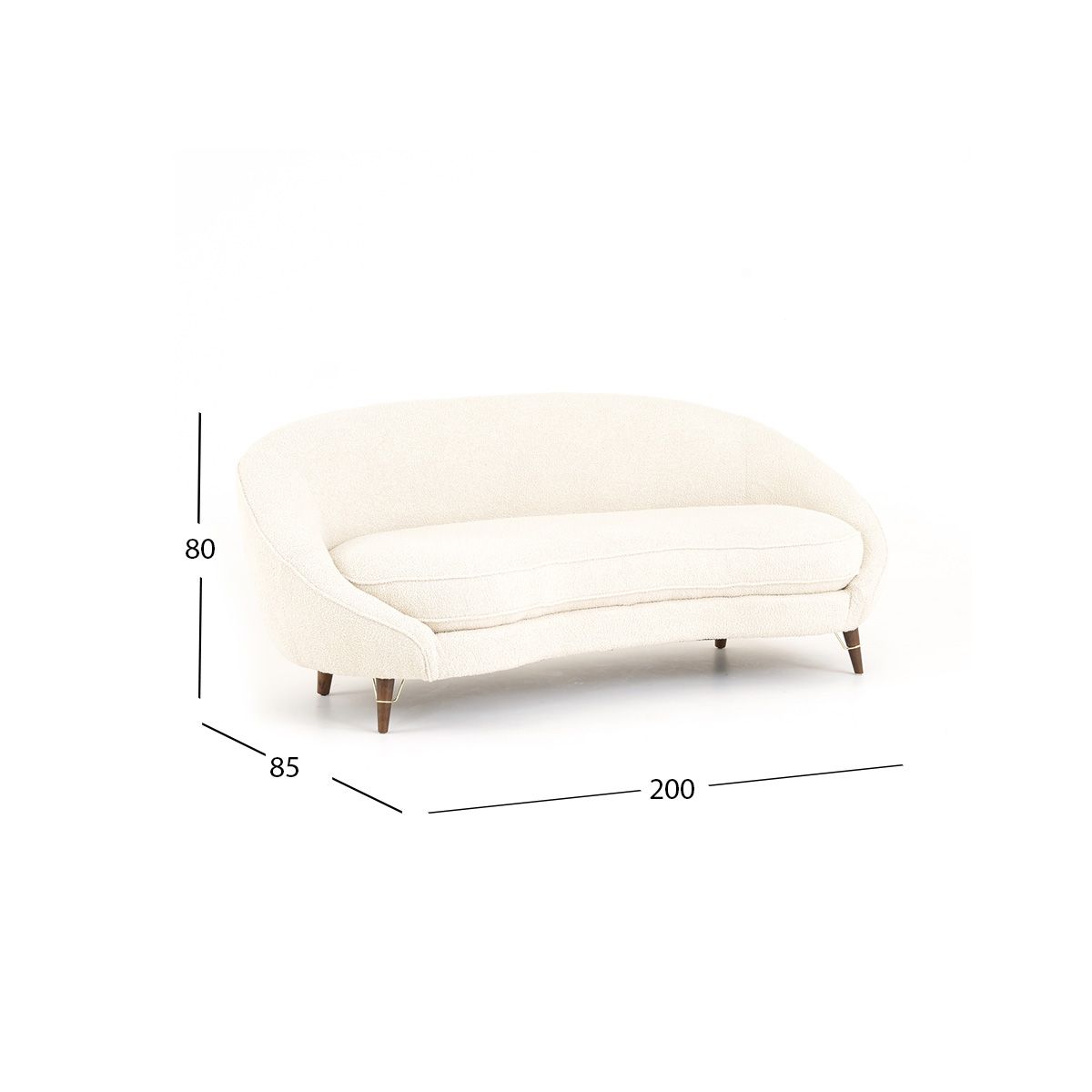 Sofá 3 Plazas Abrassi Beige