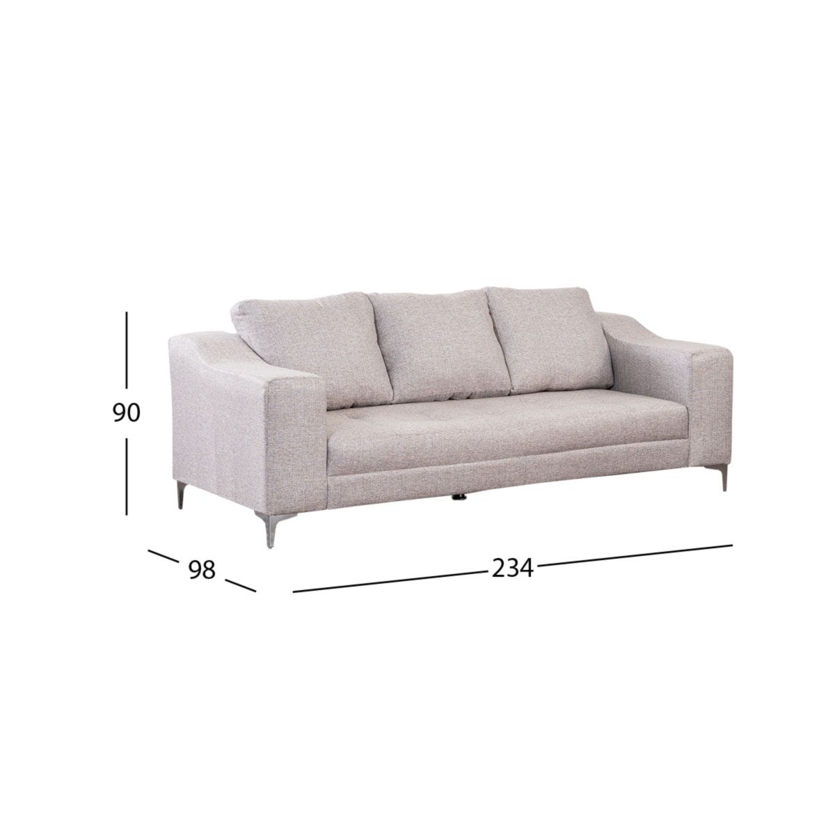 Sofá 3 Plazas Marruecos Beige