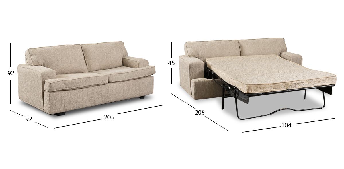 Sofá Cama Atlántica Beige
