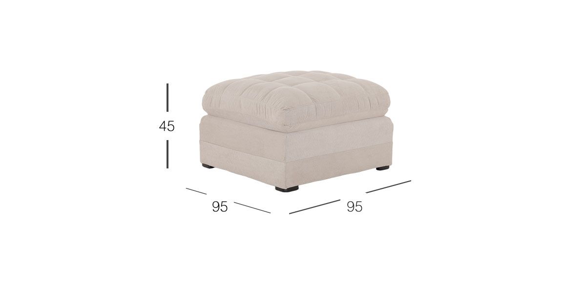 Ottoman Morrison New Beige