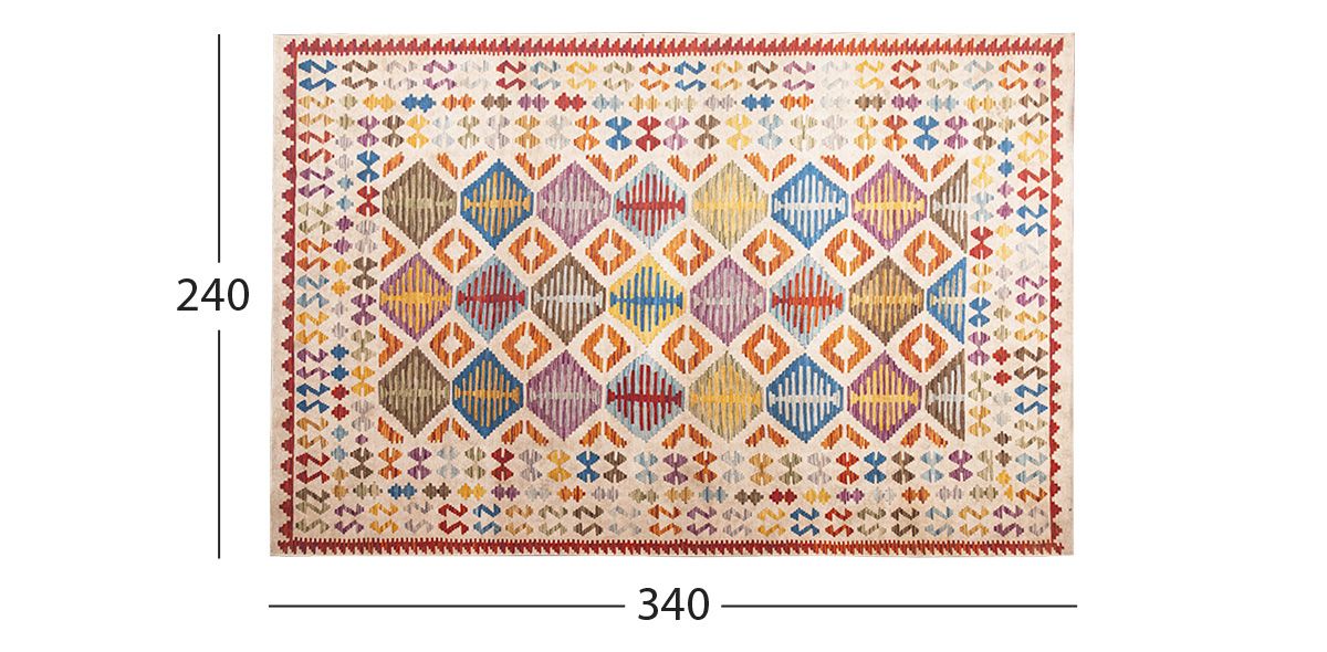 Tapete Ebano-2 Beige Multi   