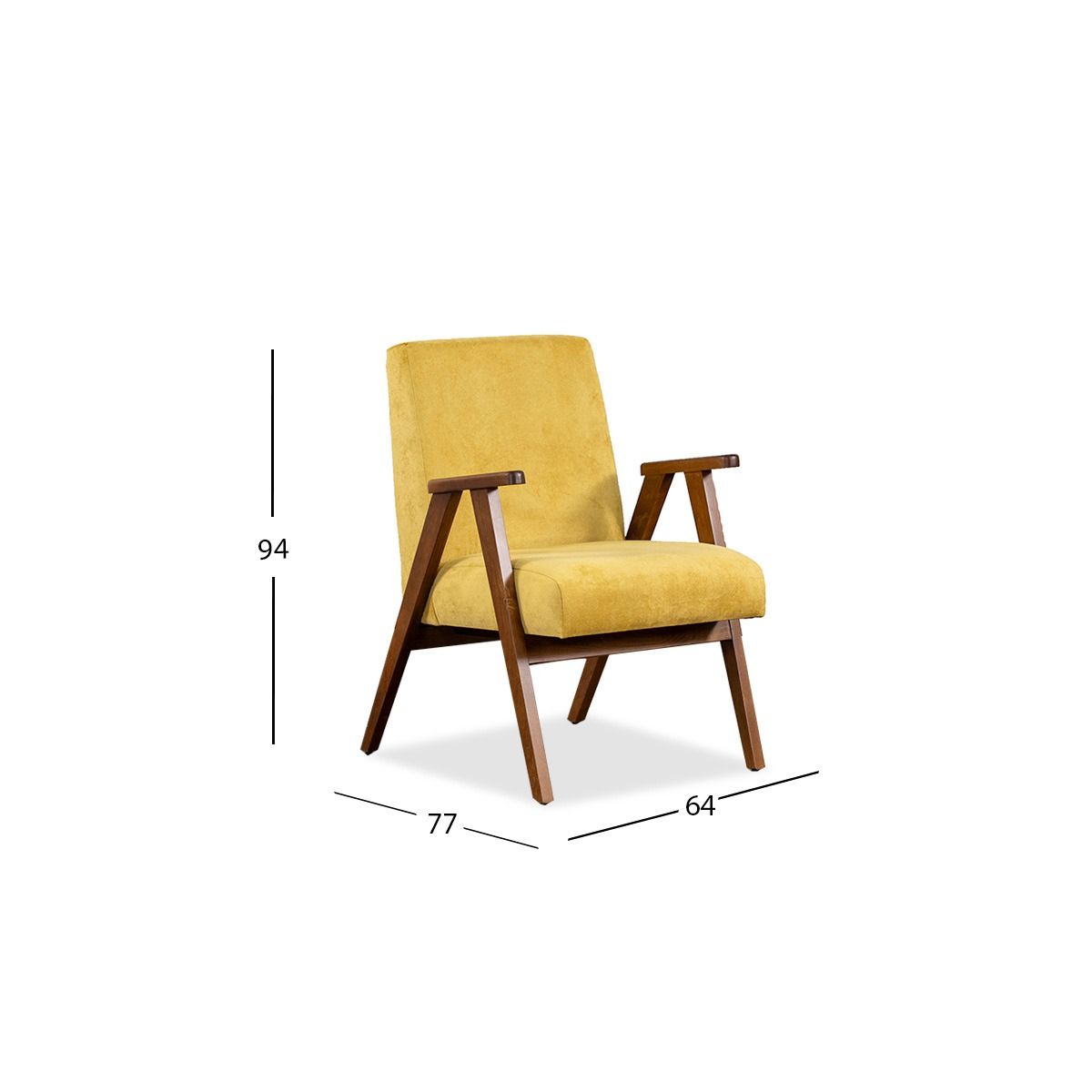 Sillón Ocasional Norton Treviso Mustard