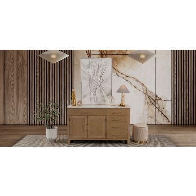 Aparador De Mármol Elora CL Beige