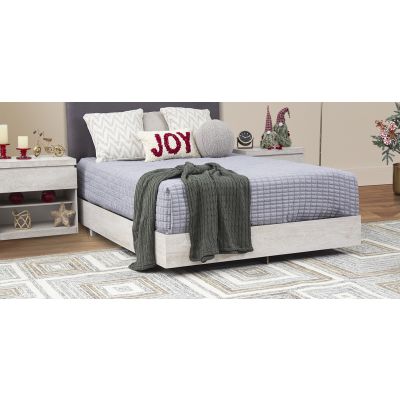 Base De Cama Matrimonial Haití Blanco