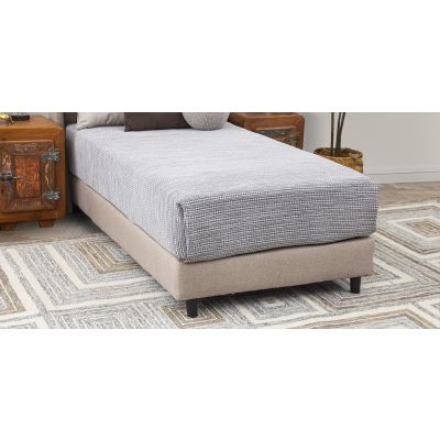 Base De Cama Individual Merea Beige