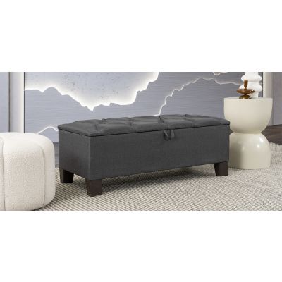 Baúl Pie de Cama Cleo  New Gris