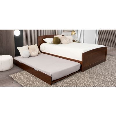 Cama Matrimonial Con Cama Baja Individual Tommy PL Café