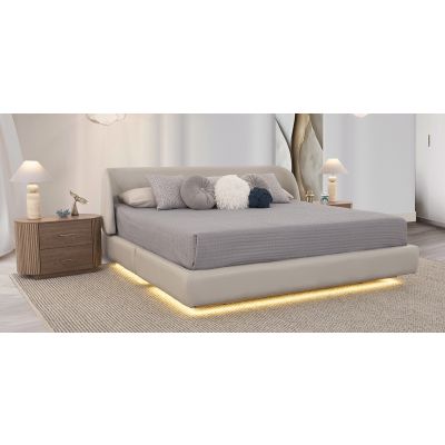 Cama King Size Nova Beige