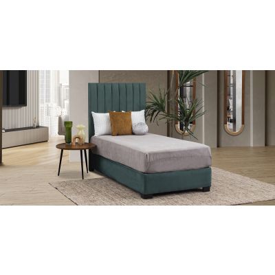 Cama Individual Megan Verde Esmeralda