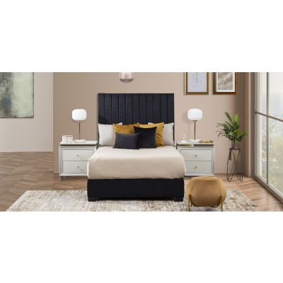 Cama Queen Size Megan Negro