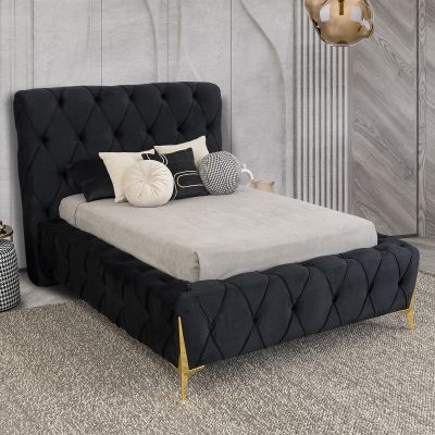 Cama Matrimonial Salvatore Negro