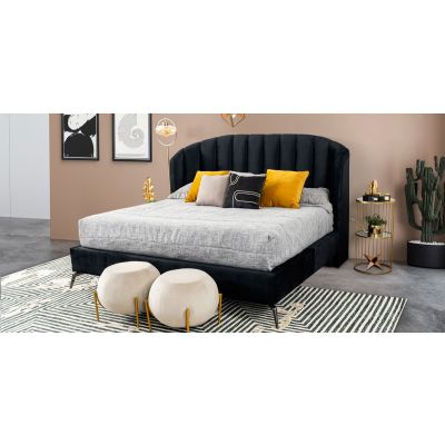 Cama King Size Anika Negro