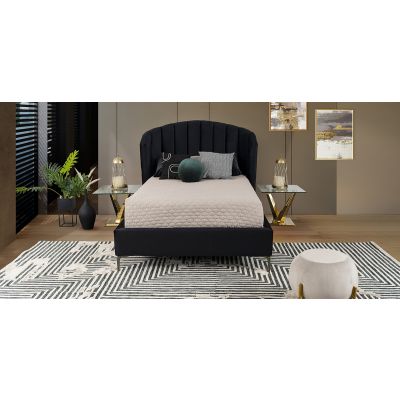 Cama Matrimonial Anika Negro
