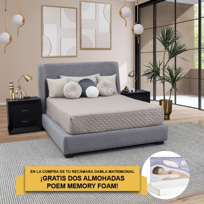 Cama Matrimonial Damla Mouse
