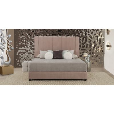 Cama King Size Constanza Rosa