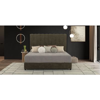 Cama King Size Constanza Verde Olivo
