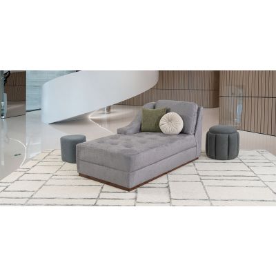 Sillón Largo Brazo Izquierdo Tifany Plus Gris Acero