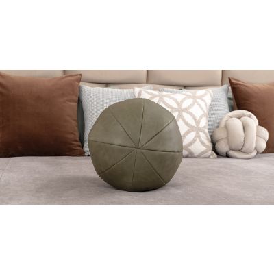 Cojín Decorativo Piel Esfera Elche Verde