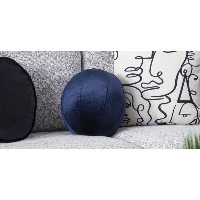 Cojín Decorativo Esfera Elche Azul Marino