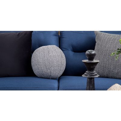 Cojín Decorativo Esfera Zun Negro