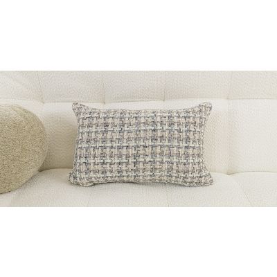 Cojín Riñonera Decorativo Nepal Star Marfil Beige