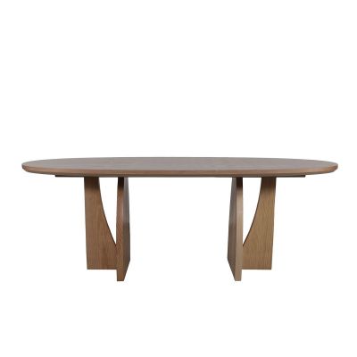 Mesa Comedor Ovalada 220 cm Enea Encino 