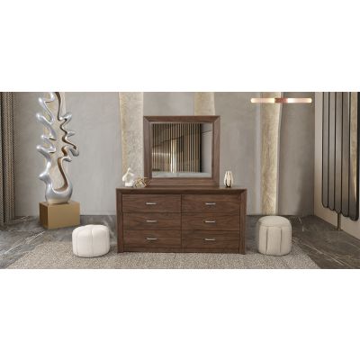 Cómoda Con Espejo Balandra CL Café Nogal