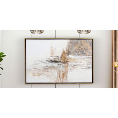 Cuadro Decorativo 180X120 Cm Crystal Blanco