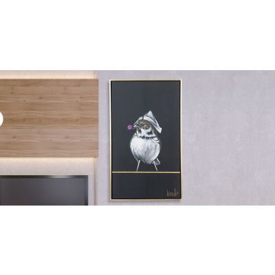 Cuadro Decorativo Giardino II Negro