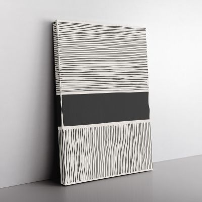 Cuadro Decorativo Moderno Ventana Negro 90x60 cm