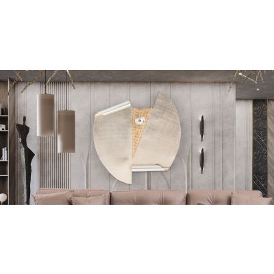 Decoración De Pared Iron Plata