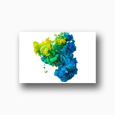 Cuadro Decorativo 80 X 120 Cm Tinta  Multicolor