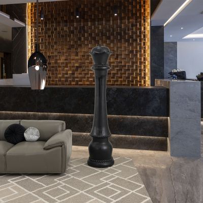 Escultura Reina Ajedrez Negro