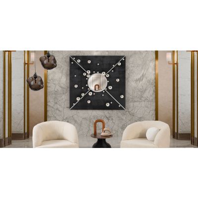 Espejo Decorativo Tix Negro