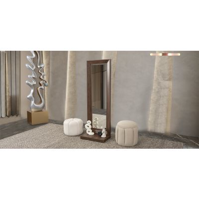 Espejo Vertical Balandra CL Café Nogal