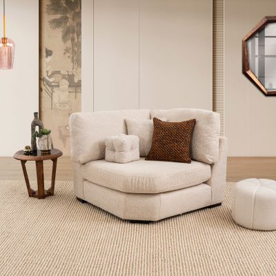 Sillón Esquinero Creta Plus Algodón