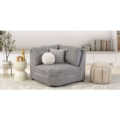 Sillón Esquinero Elite Gris Claro