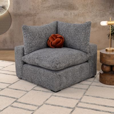 Sillón Esquinero Luccini Gris Charcoal