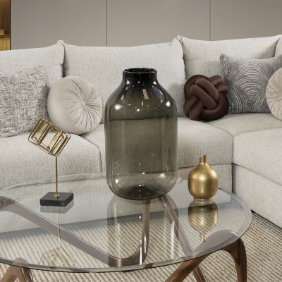 Jarrón Golden Gris Mediano 