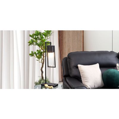Lámpara De Mesa Grecia Negro 23264B