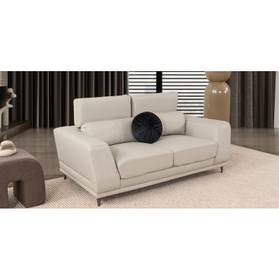 Sofá 2 Plazas Piel Lecce Beige