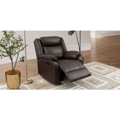 Sillón Con Reclinable Walter Café