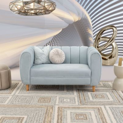 Sofá 2 Plazas Castell Plata